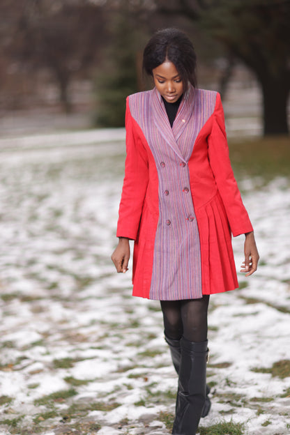 The “Sunrise” Geometric Blazer Dress