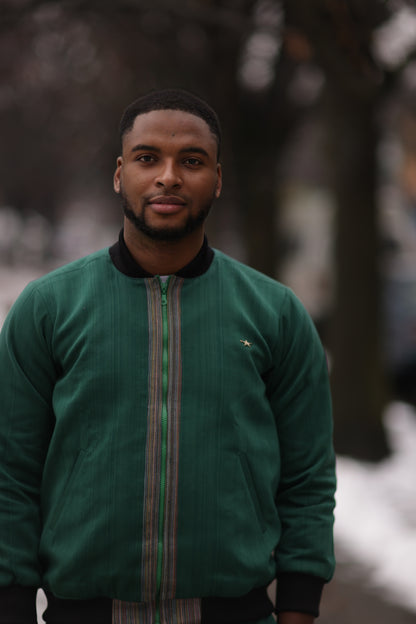 The "Urban Emerald” Set - Coordinated Bomber & Trouser